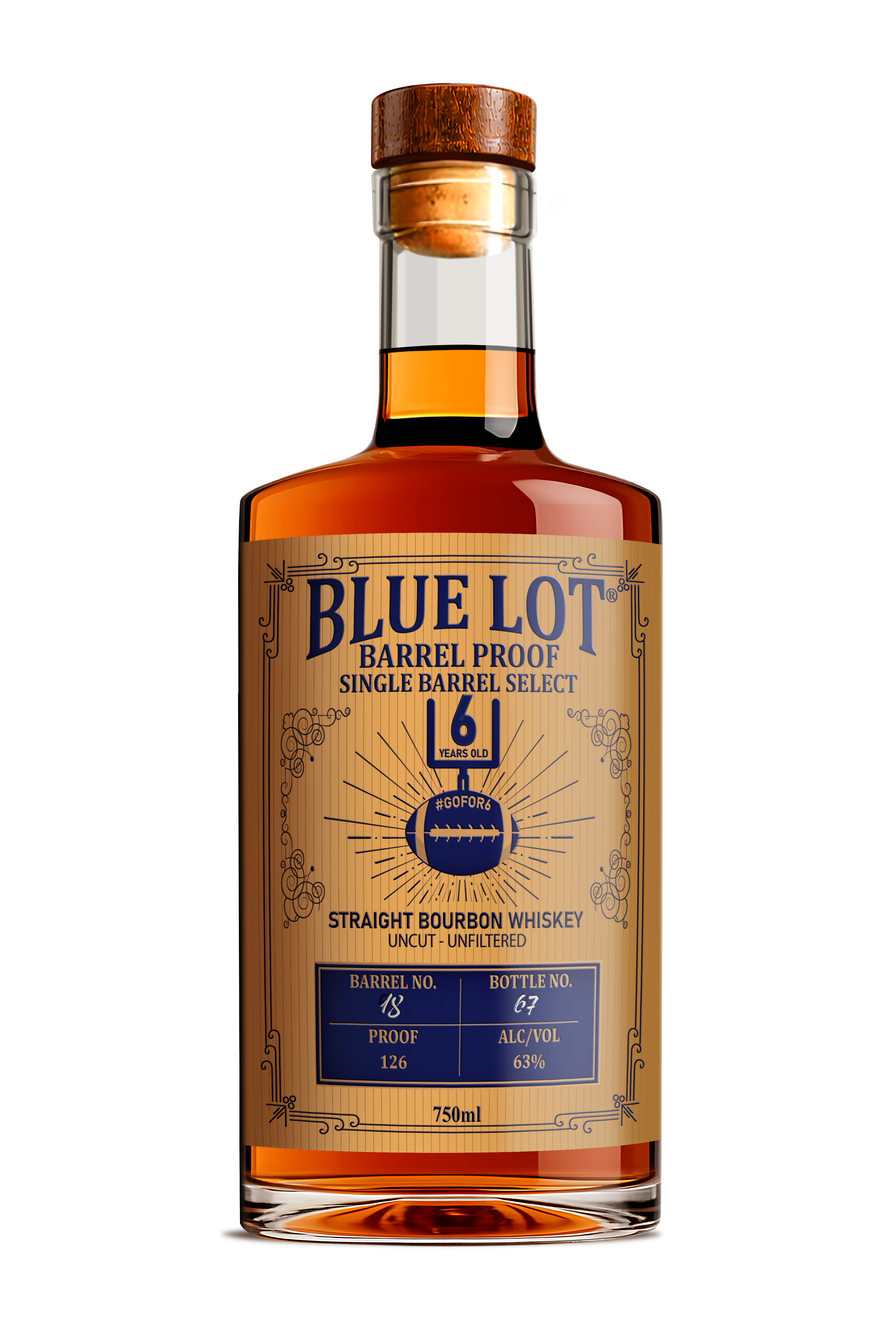 Blue Lot Barrel Proof Single Barrel Bourbon