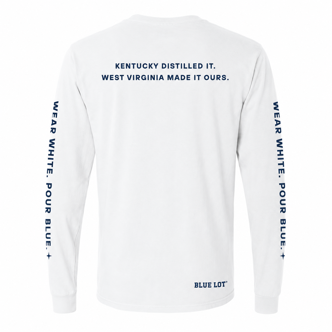 PRE-ORDER NOW! Blue Lot® All White for 5 Long Sleeve Tee - Small