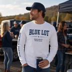 PRE-ORDER NOW! Blue Lot® All White for 5 Long Sleeve Tee - Small